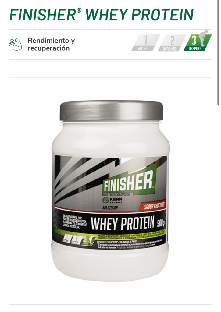 Whey Protein de la marca Finisher