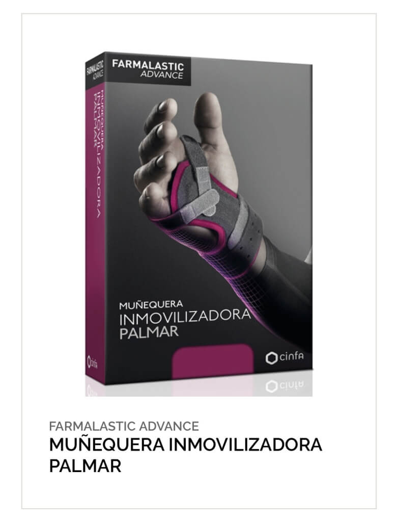 Muñequera inmovilizadora palmar de la marca cinfa