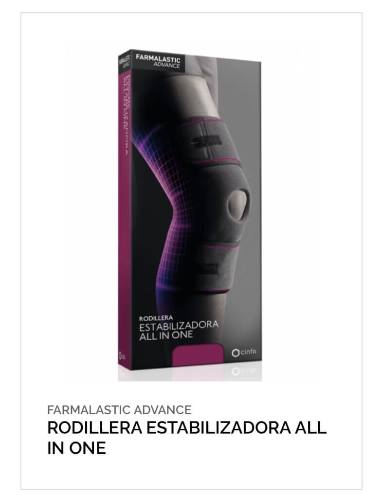 Rodillera estabilizadora all in one de la marca cinfa